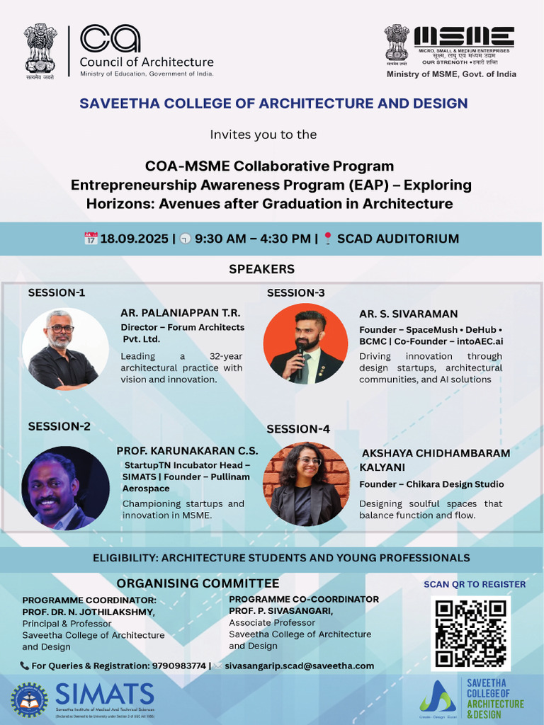 COA-MSME Collaborative Program-A4 POSTER | PDF