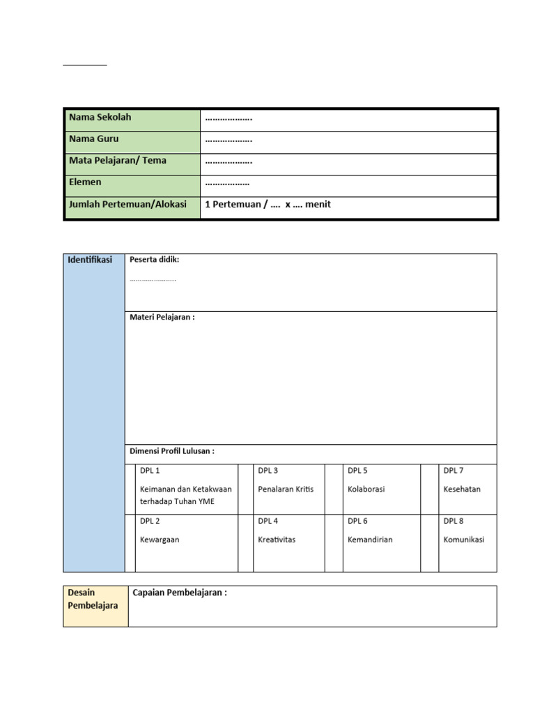 Template RPP Deeplearning 2025 | PDF