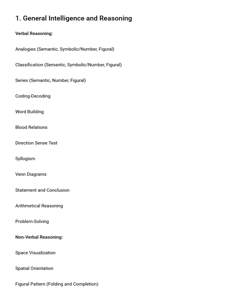 Comprehensive Guide to Reasoning and Aptitude | PDF