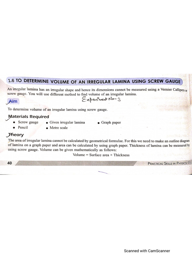 Physics Experiment No. 3 & 4 | PDF