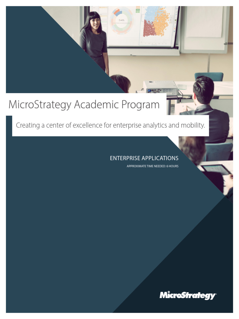 Microstrategy Course Material Enterprise Applications | PDF | Software ...
