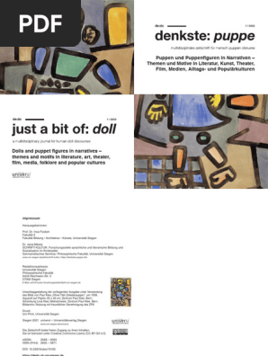 Puppen Und Puppenfiguren in Narrativen | PDF