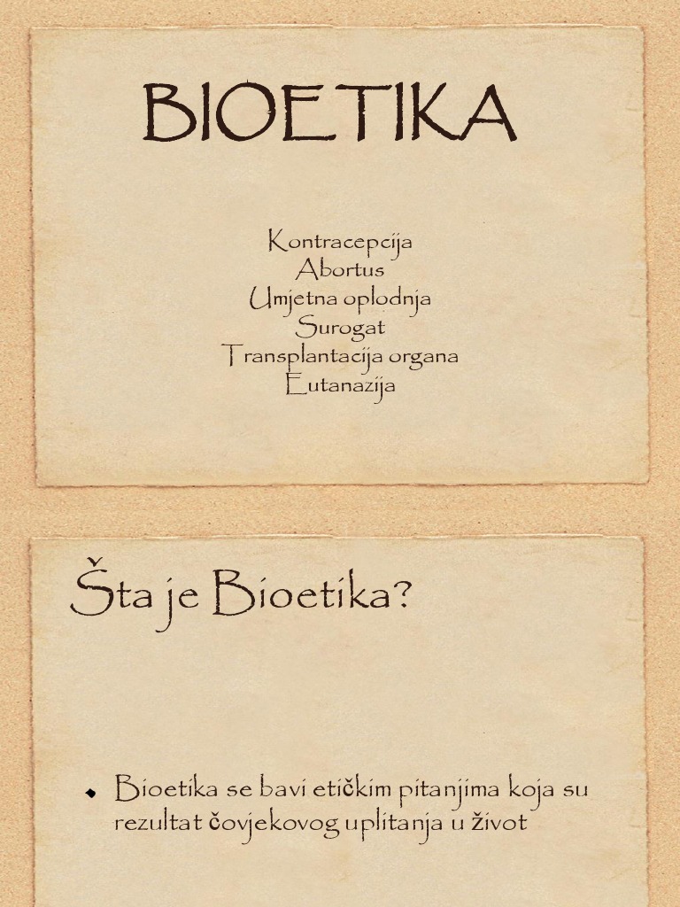 Bioetika