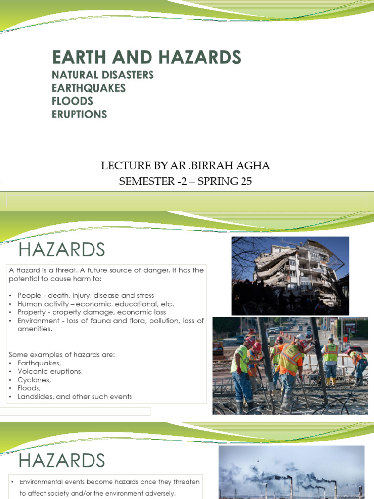 Understanding Hazards and Disasters | PDF | Earthquakes | Tsunami