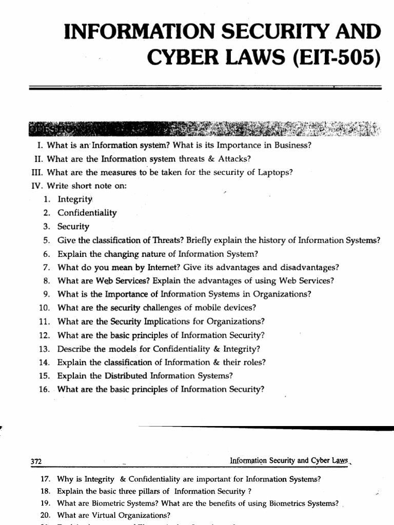 Question+Bank.pdf Biometrics Online Safety & Privacy Free 30day