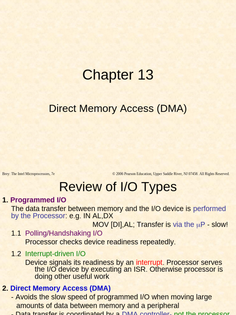 Understanding Direct Memory Access (DMA) | PDF | Input/Output ...