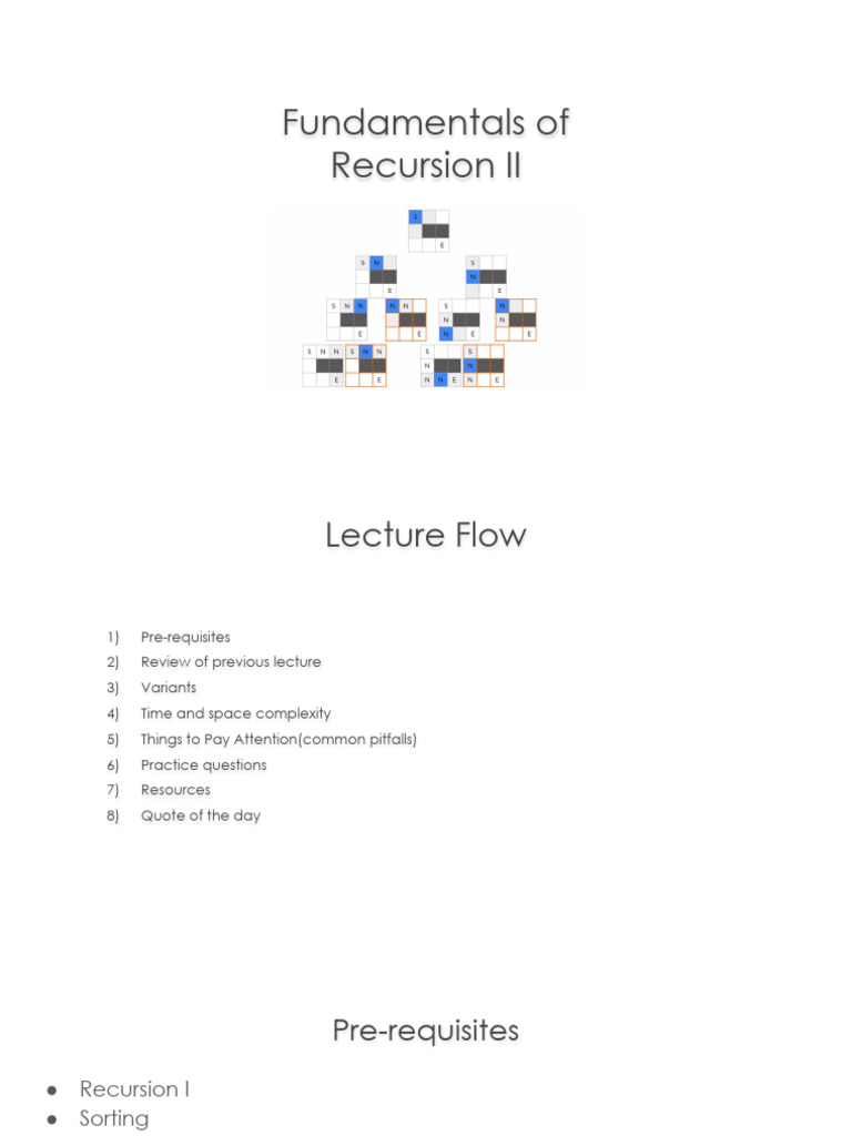 Recursion II: Advanced Concepts and Techniques | PDF | Computer ...