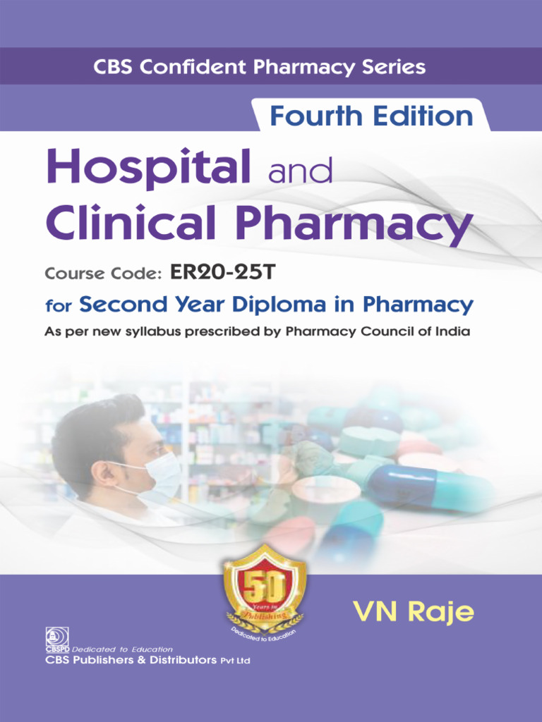 Hospital and Clinical Pharmacy 4 e For Second Year Diploma in Pharmacy ...