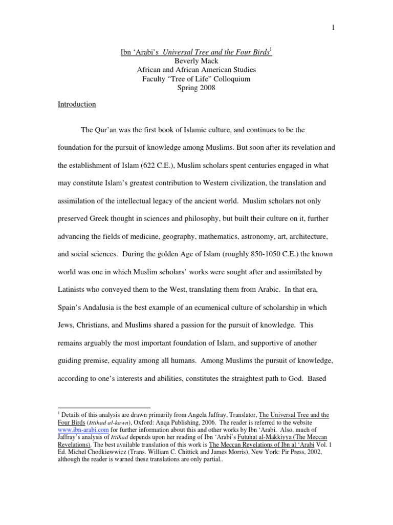 Ibn Al Arabi Sufism Quran