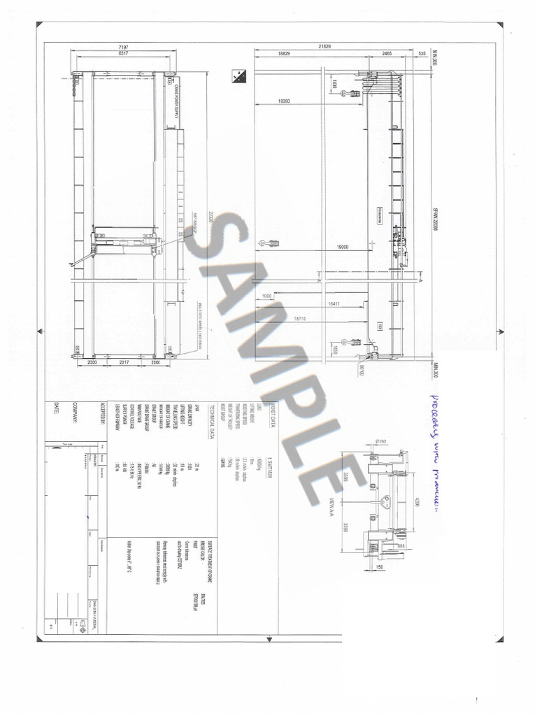 100t Crane Ga Sample-01 | PDF