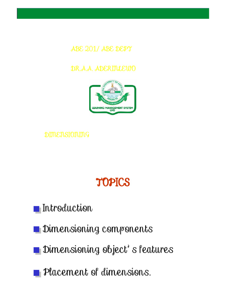 Essential Guide to Dimensioning Techniques | PDF | Angle | Dimension