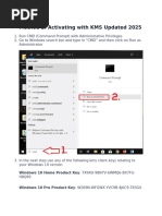 Activate Windows via PowerShell Commands | PDF