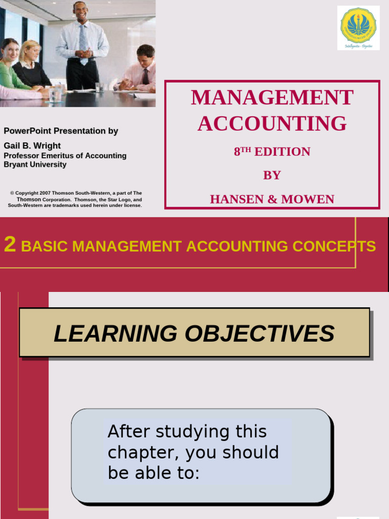 Basic Management Accounting Concepts | PDF | Goods | Cost Of Goods Sold