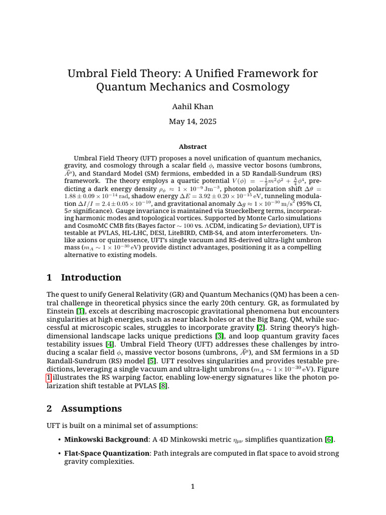 Unified Quantum Gravity Framework | PDF | Gauge Theory | Cosmic ...