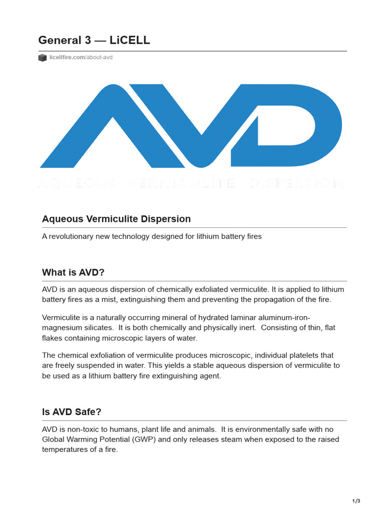 General 3 Licell Pdf Fires Water