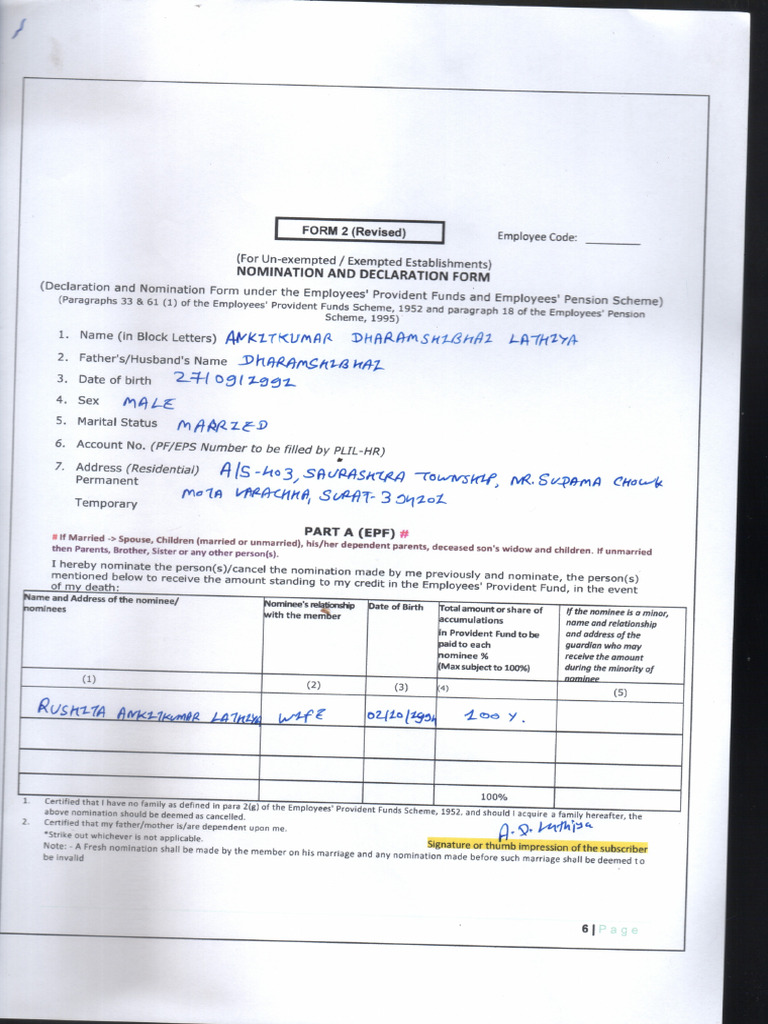 Form 2 | PDF