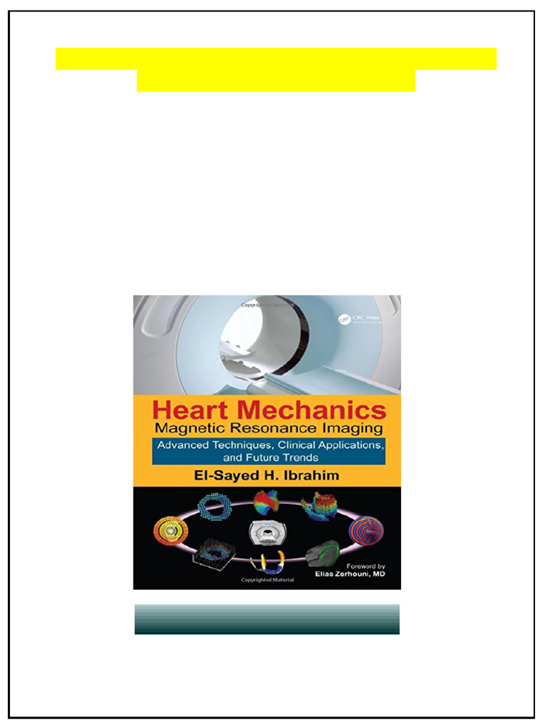 Heart Mechanics: Magnetic Resonance Imaging 1st Edition Ibrahim Ready ...
