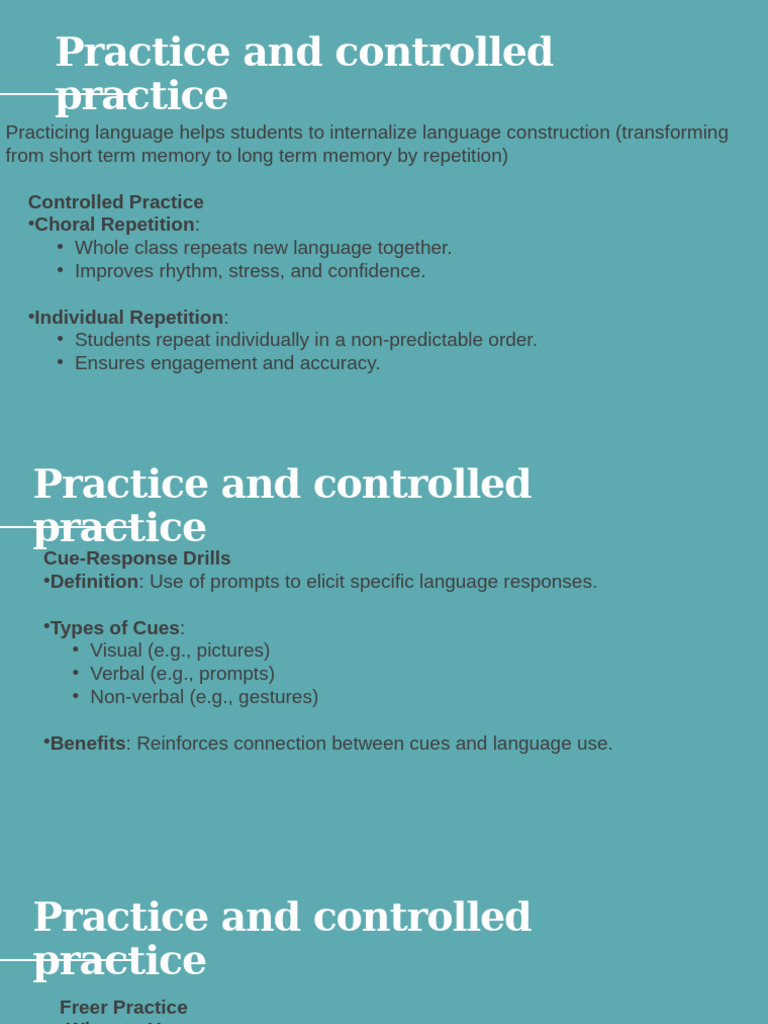 Effective Language Practice Techniques | PDF | Stress (Linguistics) | Word