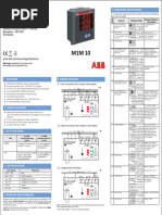 ABB M1M 12 Multi-Function Meter Manual | PDF | Power Supply ...