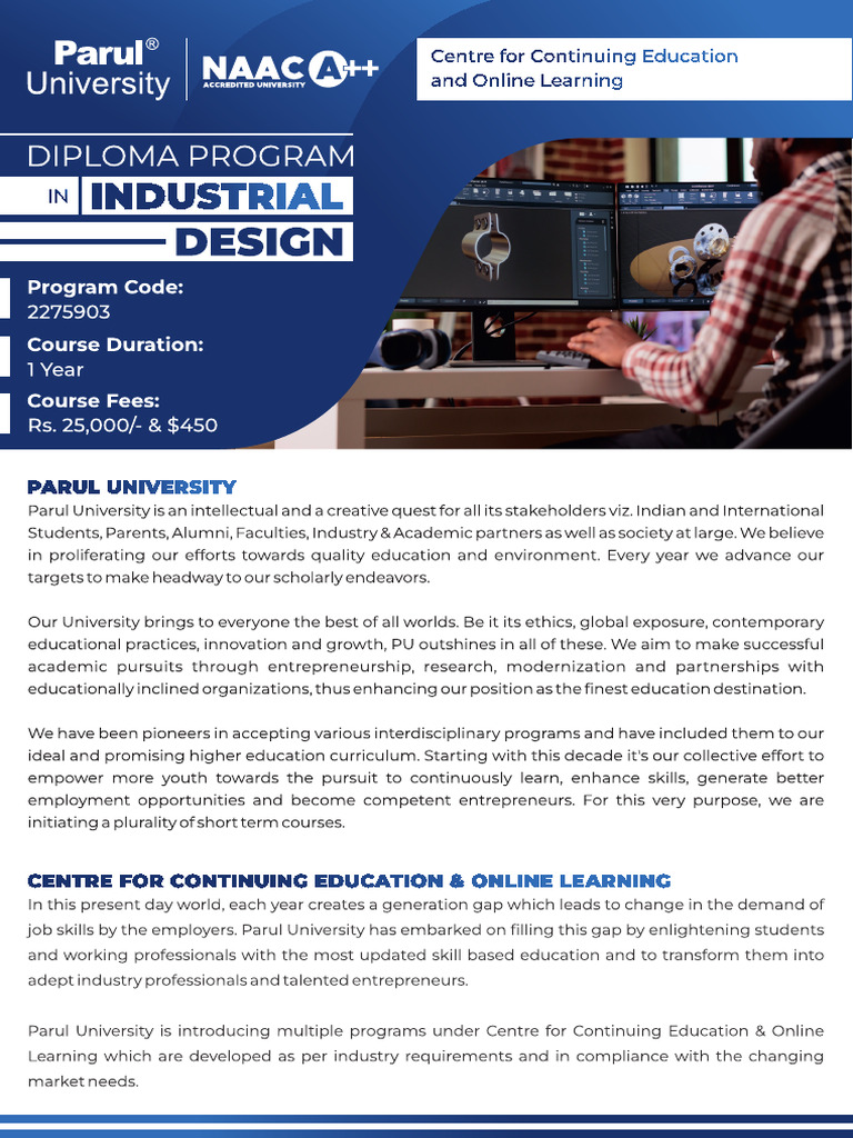 Diploma Program in Industrial Design | PDF
