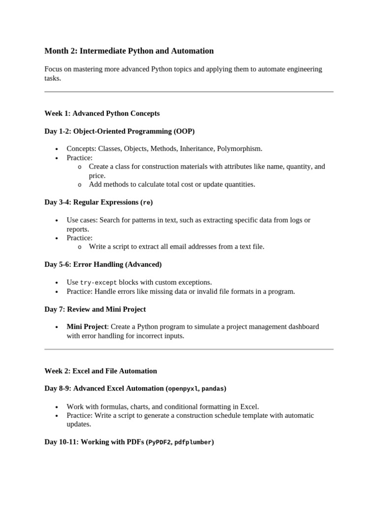 Intermediate Python for Engineering Automation | PDF | Auto Cad | Computing
