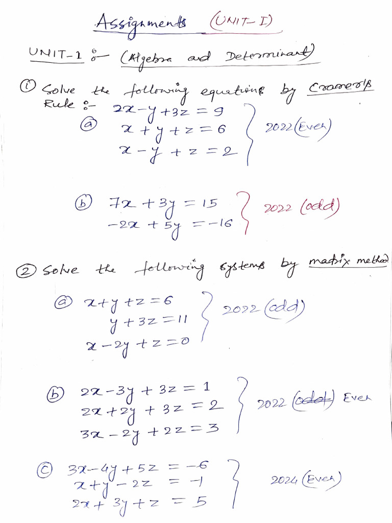 Assignment (UNIT 1) | PDF