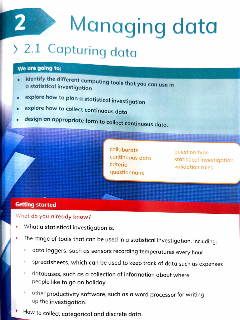 Statistical Investigation Data Collection Guide | PDF | Multiple Choice ...