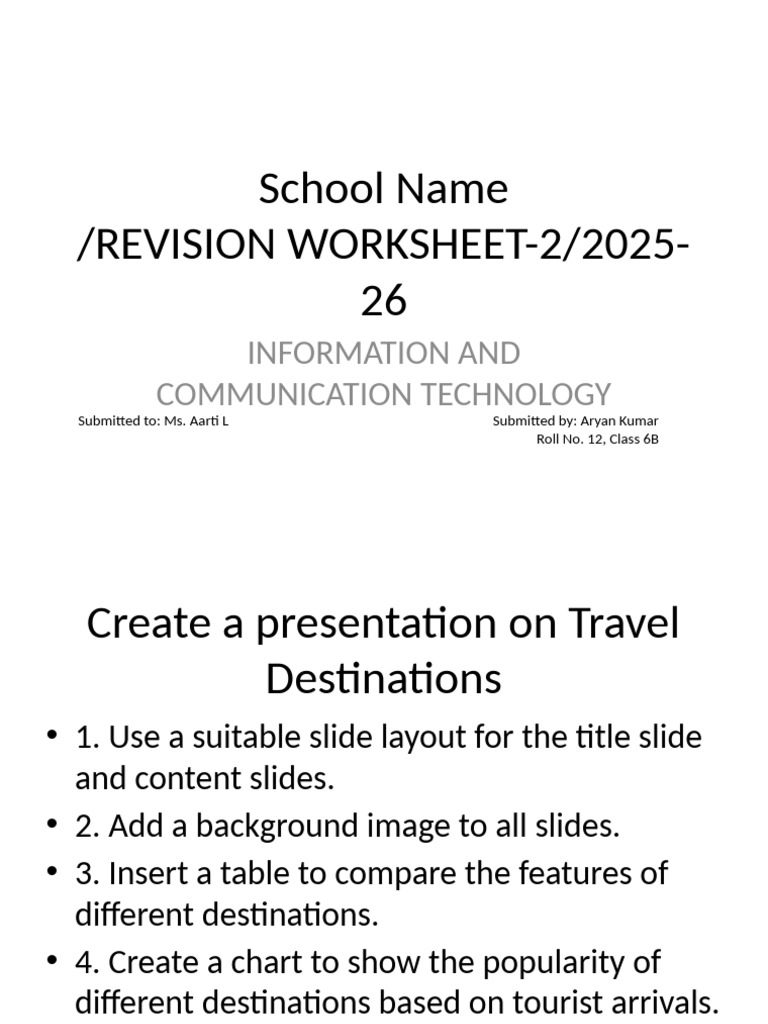 Travel Destinations | PDF