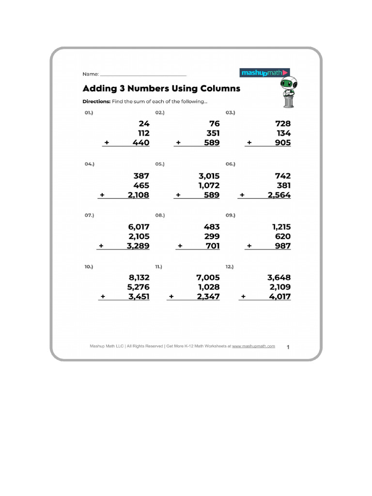 Addition | PDF