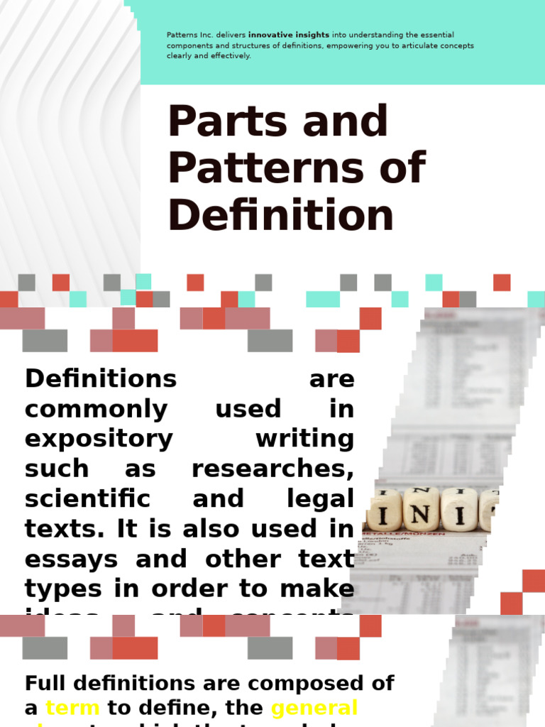 Understanding Definition Patterns | PDF | Definition | Abortion