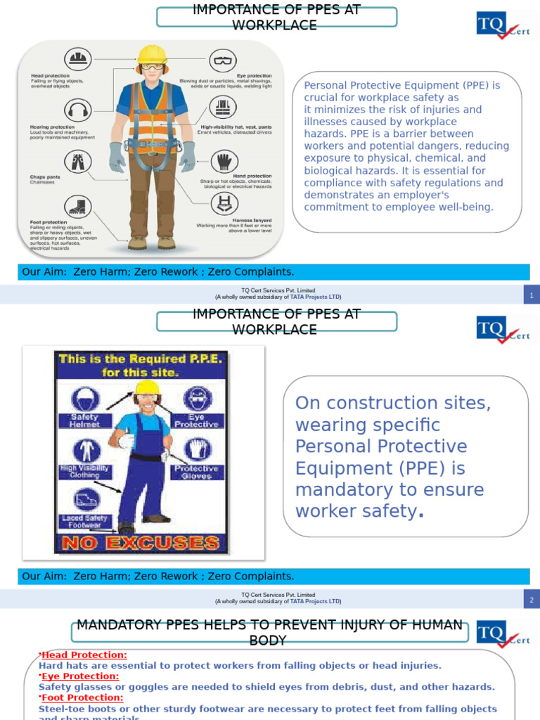 Mandatory Ppes - Safety | PDF | Personal Protective Equipment | Labor ...
