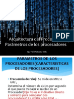 Parametros Procesadores