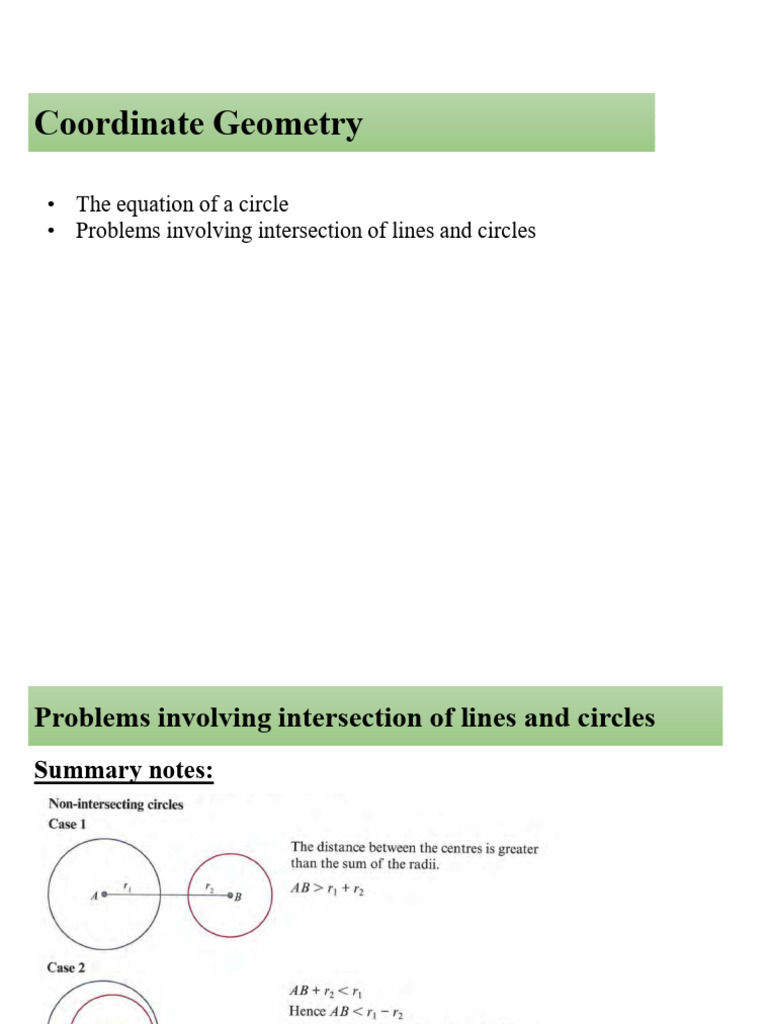 Coordinate Geometry Part 2 | PDF