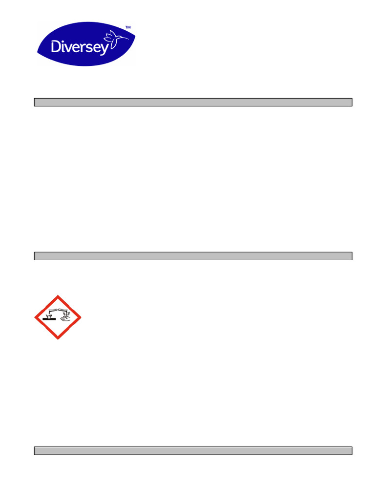 Bryta Conc Cleaner Degreaser SDS | PDF | Toxicity | Chemistry