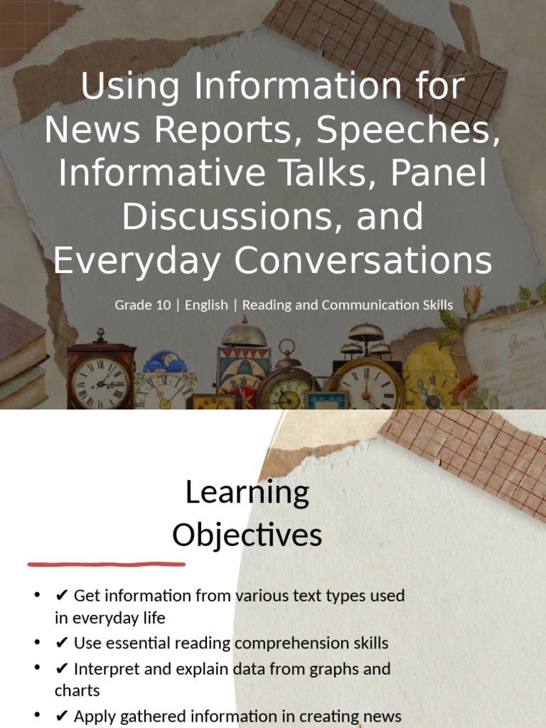 Using Information Updated Lesson Grade10 | PDF | Social Media | Popular ...