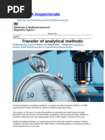 Analytical Method Transfer Guide | PDF | Verification And Validation ...