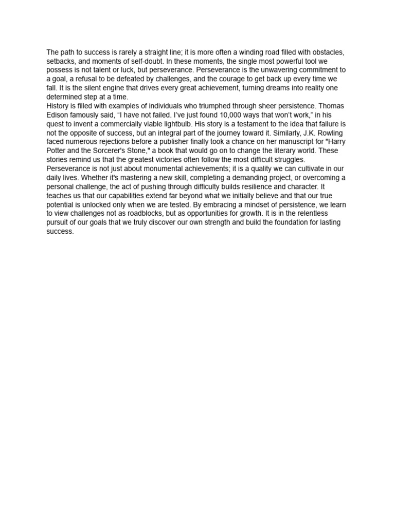 The Power of Perseverance PDF