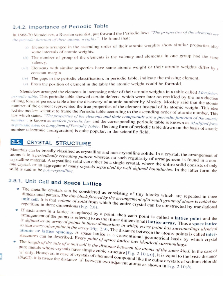 Crystal Structure | PDF