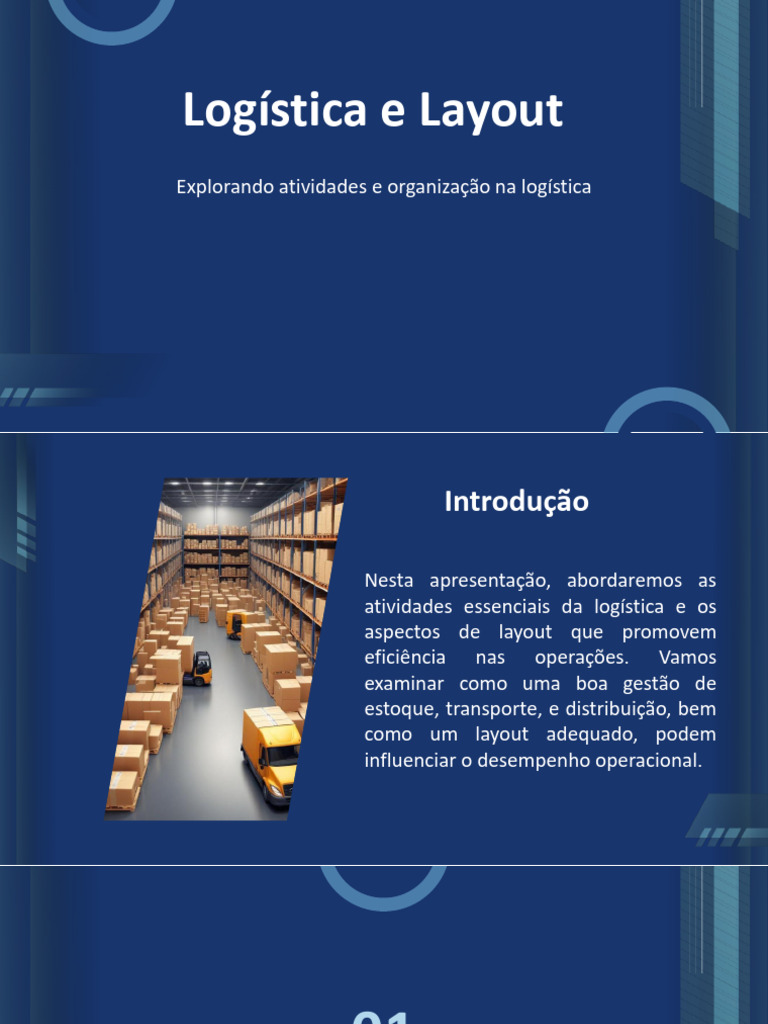 Logística e Layout: Eficiência Operacional | PDF | Logística | Cadeia ...