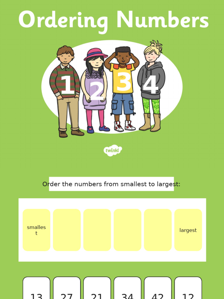 Sort Numbers from Smallest to Largest | PDF