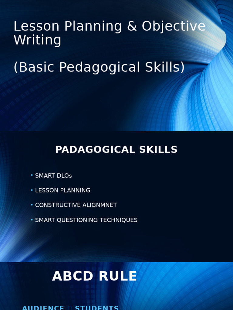 Effective Lesson Planning Techniques | PDF | Lesson Plan | Learning