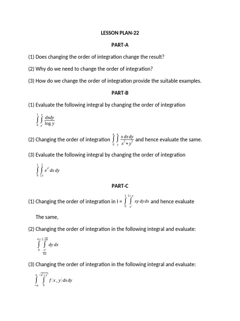 Lesson Plan 22 | PDF