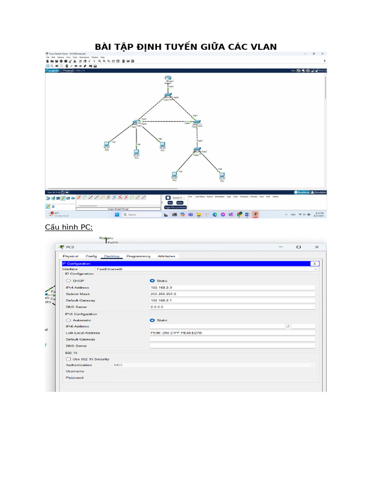 VLAN Routing and Configuration Guide | PDF | Internet Standards ...