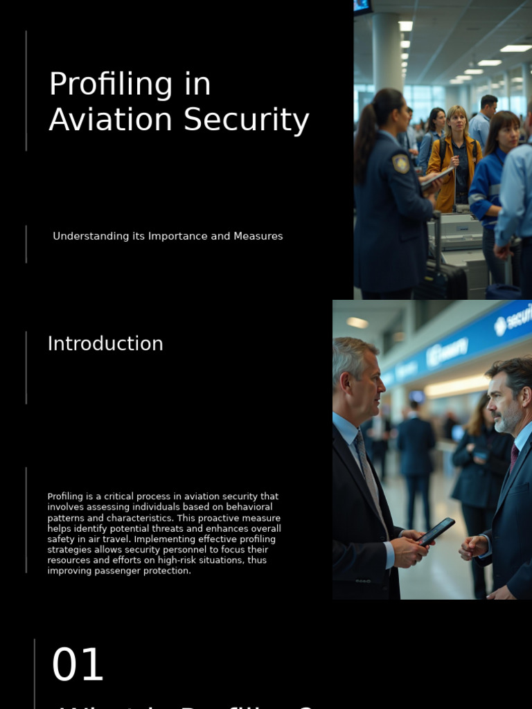 Aviation Security: The Role of Profiling | PDF | Regulatory Compliance ...