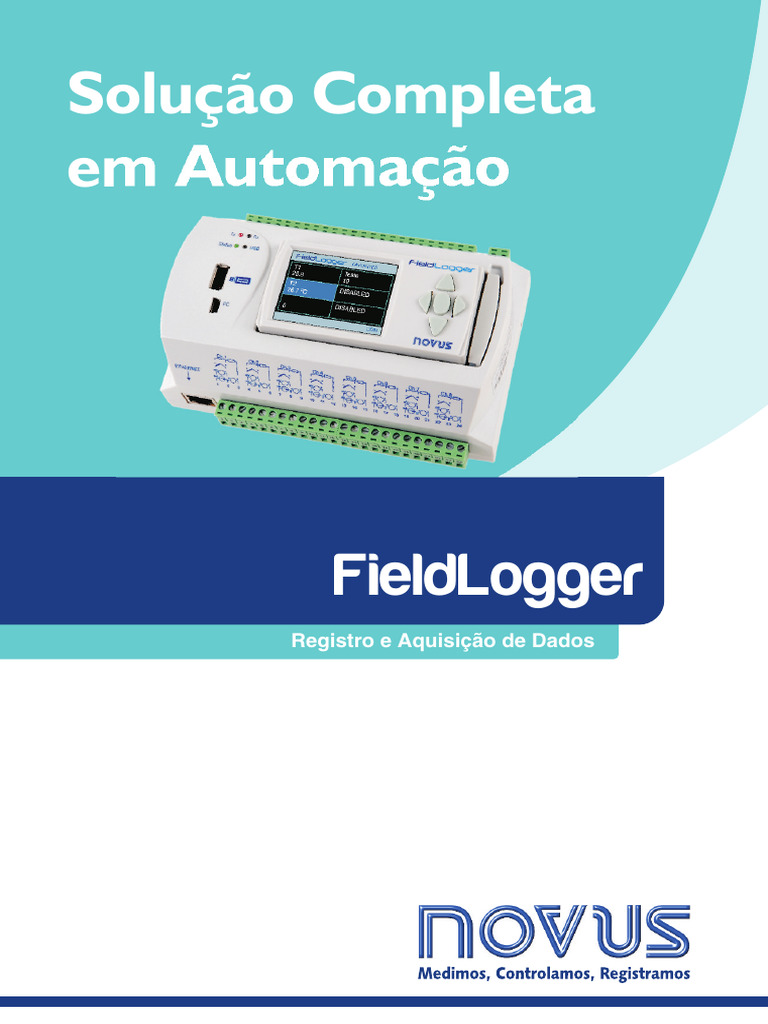 FieldLogger: Registro e Aquisição de Dados | PDF | Scada | Pen-drive