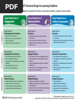 UDL Guidelines Version 2.2 Overview | PDF