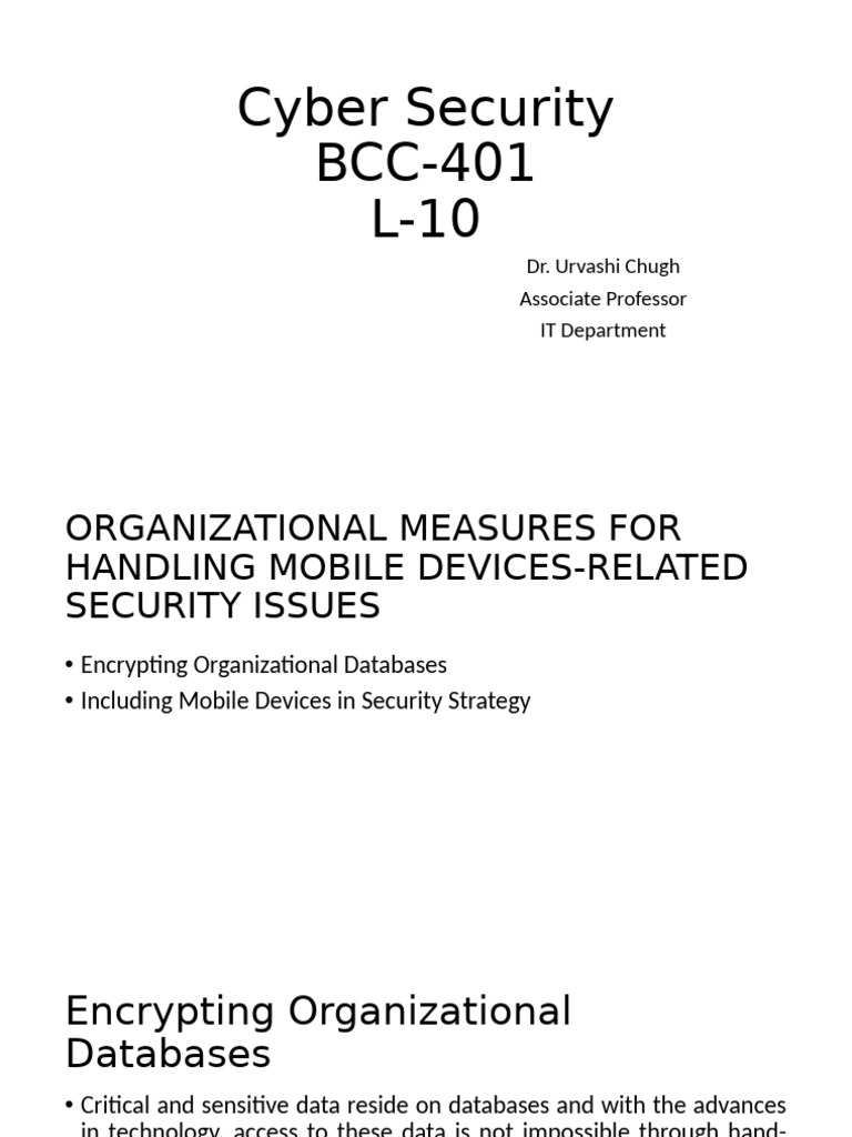 Mobile Device Security Strategies | PDF | Security | Computer Security