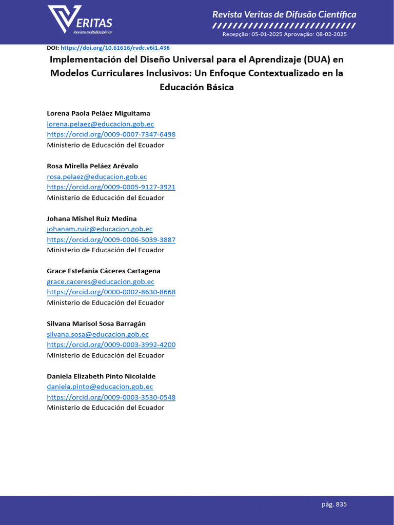 DUA en Currículos Inclusivos de Educación | PDF | Plan de estudios ...