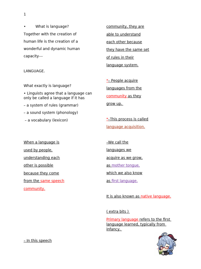 Language Acquisition and Development | PDF | Standard Chinese | Linguistics