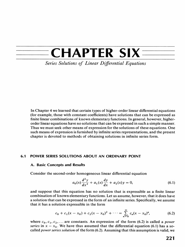 Series Solutions | PDF